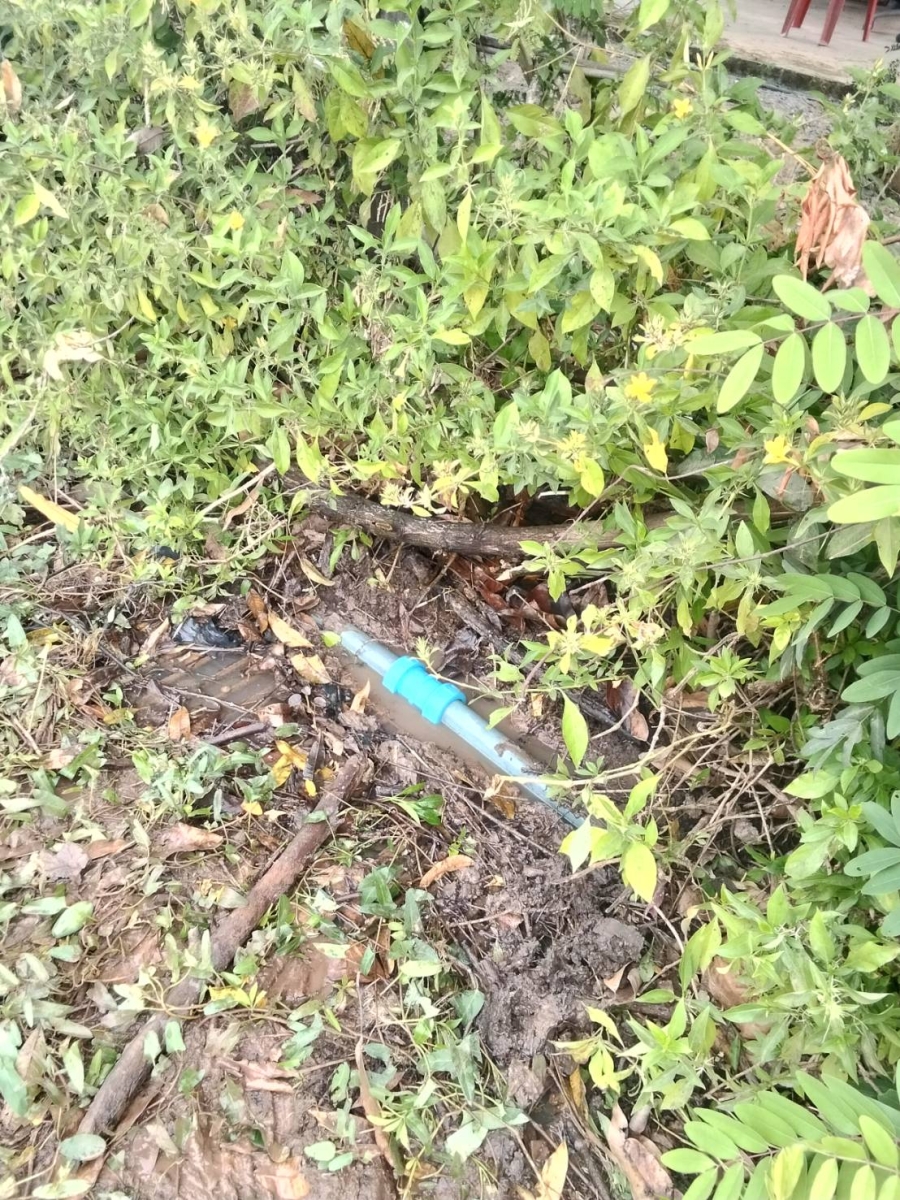 รับแจ้งจากประชาชน ไปดำเนินการซ่อมแซมประปา หมู่ที่ 11 ชุมชนโคกเจริญ จำนวน 1 จุด พื้นที่ชุมชนโคกเจริญ ตำบลนาวัง อำเภอเมืองอำนาจเจริญ จังหวัดอำนาจเจริญ